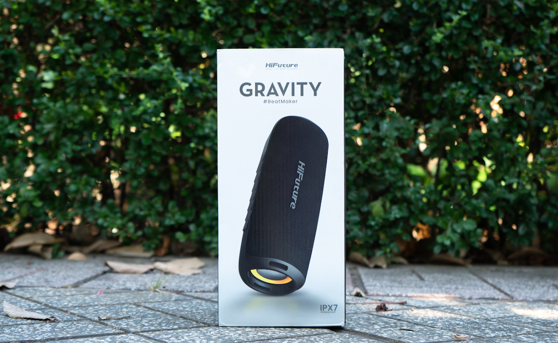 HiFuture Gravity Bluetooth Speaker In Hand: Huge 45W Speaker, Vivid RGB LED