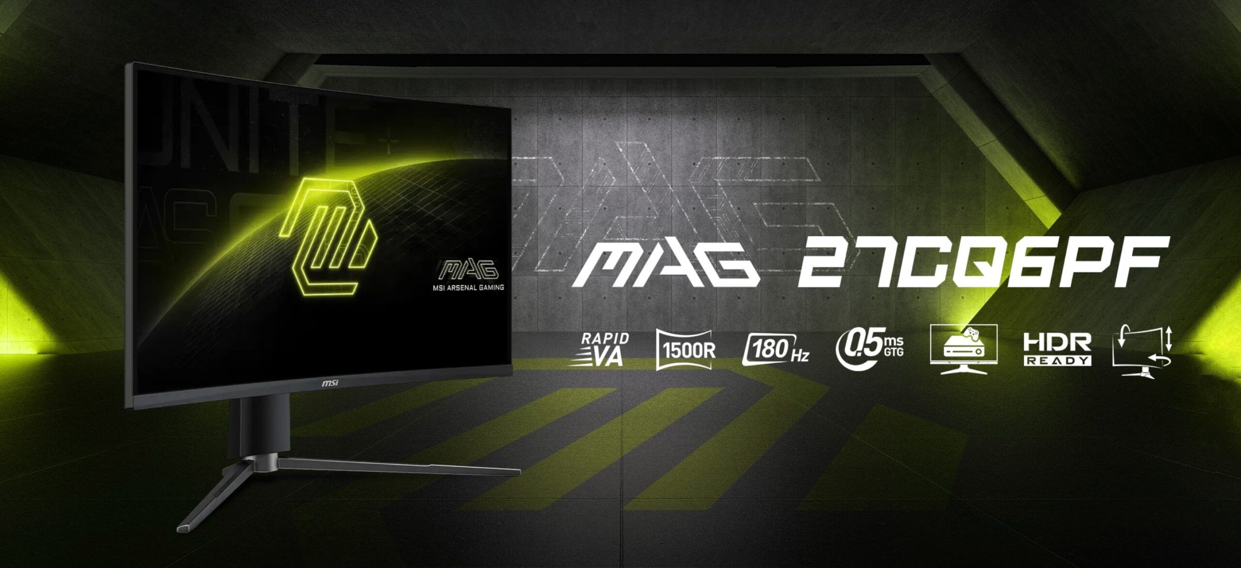 MSI MAG 27CQ6PF launched: Curved gaming monitor, 27 inches 2K, 180Hz refresh rate