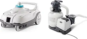 Intex ZX100 Pool Cleaner & 2100 GPH Timer Sand Pump