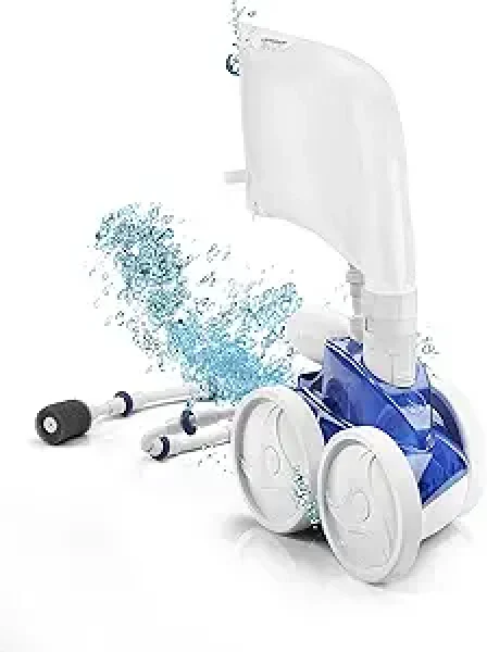 Polaris Vac-Sweep 380 Pressure Inground Pool Cleaner, Triple Jet Powered, 31ft of Hose with a Single Chamber Debris Bag