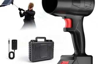 21V Cordless Leaf Blower: 2x6Ah Batteries & Fast Charger