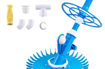 VEVOR Auto Suction Pool Cleaner w/12 Hoses – 20x35ft Pools