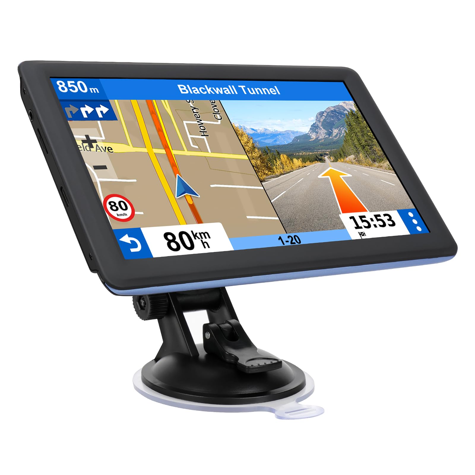 7″ GPS for Car/Truck/RV: 2026 Maps & Lifetime Updates