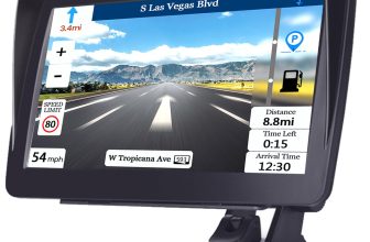 7-Inch 2025 Car Truck GPS: Lifetime World Maps Update