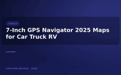 7-Inch GPS Navigator 2025 Maps for Car Truck RV