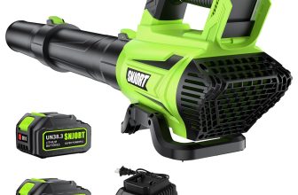 980CFM Cordless Leaf Blower: Brushless, 2 Batteries, 6 Speeds