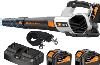 765CFM Cordless Leaf Blower SL9501: 2×7.8Ah Batteries + Turbo