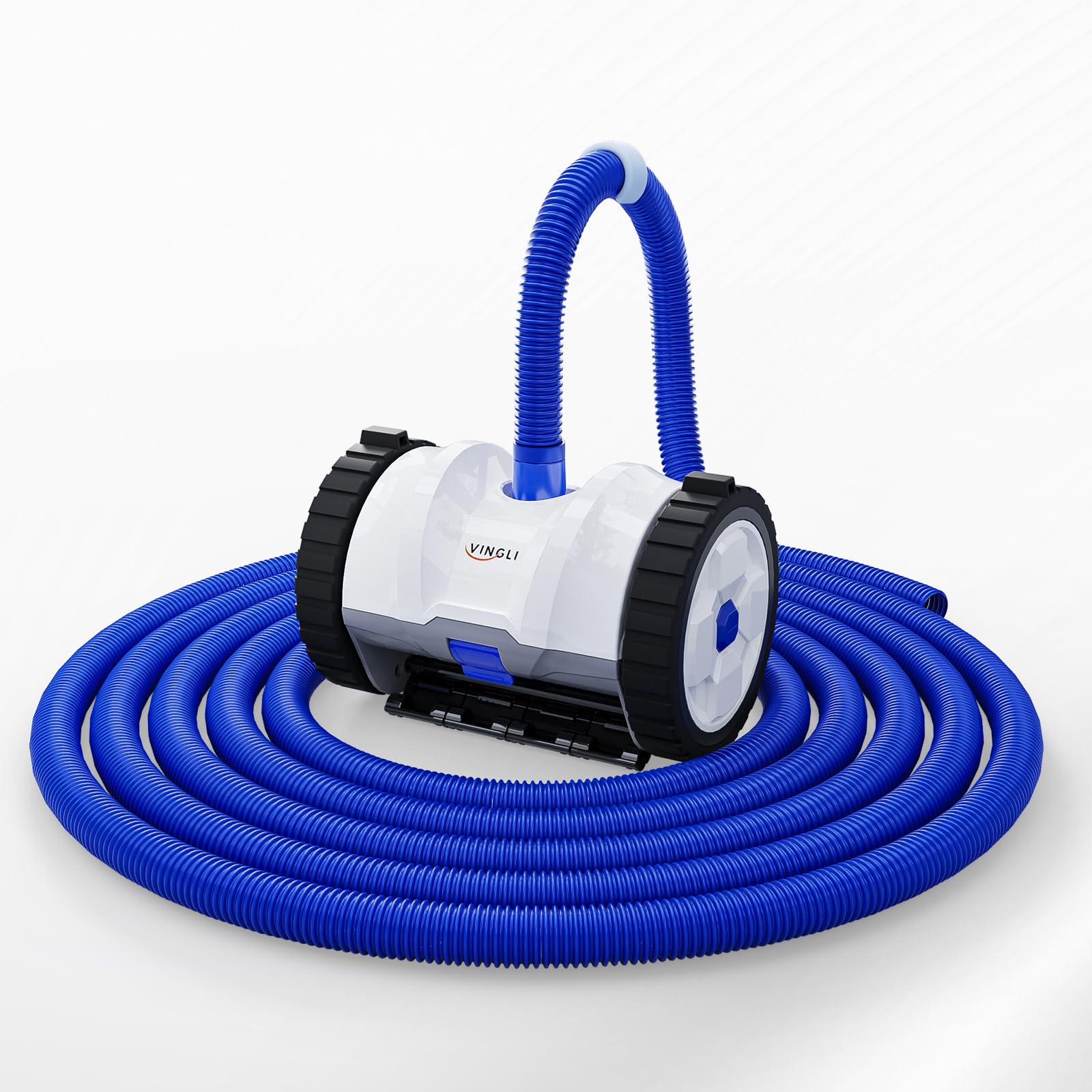VINGLI Wall-Climbing Pool Vacuum w/ 40ft Tangle-Free Hose