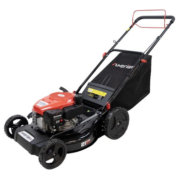 Self Propelled Gas Lawn Mower, 21" with 170cc 4-Cycle OHV Engine 3-in-1 RWD Self-Propelled Lawn Mower (AV8621S1)