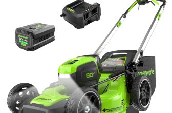 Greenworks 80V 21″ Self-Propelled Cordless Lawn Mower