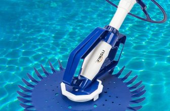 VINGLI Automatic Pool Vacuum Cleaner w/ 33FT Hoses – Navy/White