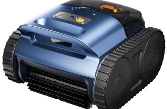 Cordless Robotic Pool Cleaner: Sonar Nav, Wall Climbing, 150Min