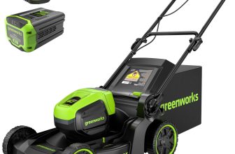Greenworks 60V 17″ Brushless Cordless Lawn Mower w/ Battery