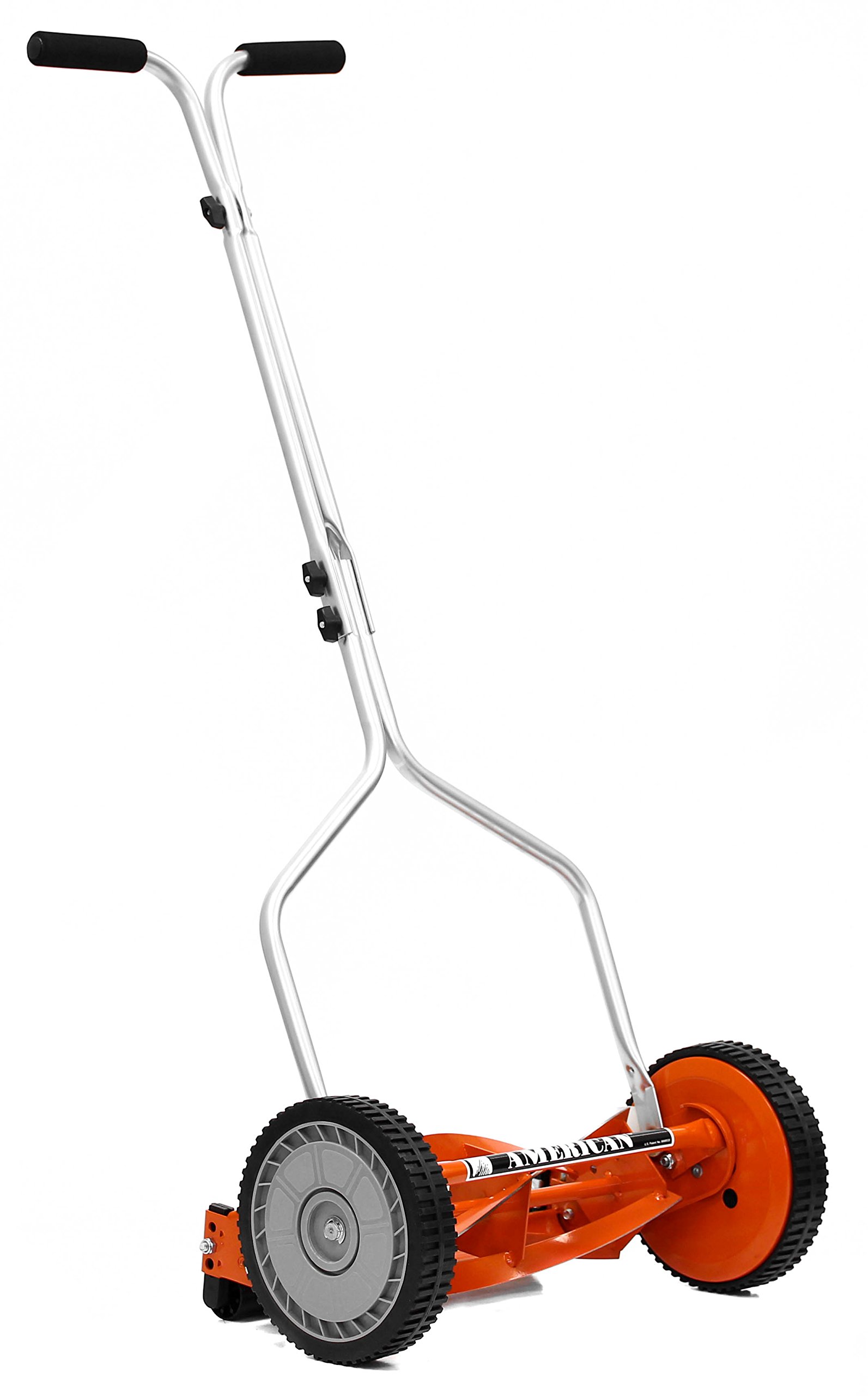 14-Inch 4-Blade Push Reel Mower – American 1204-14 Red