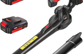 MZK 20V Cordless Leaf Blower w/ 2x2Ah Batteries & Charger