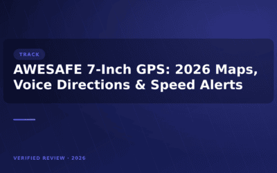 AWESAFE 7-Inch GPS: 2026 Maps, Voice Directions & Speed Alerts
