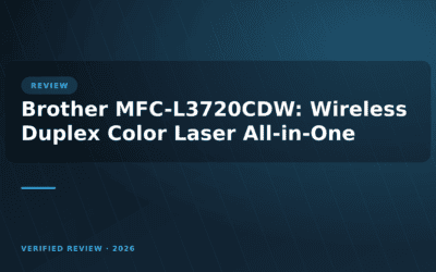 Brother MFC-L3720CDW: Wireless Duplex Color Laser All-in-One