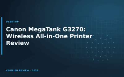 Canon MegaTank G3270: Wireless All-in-One Printer Review
