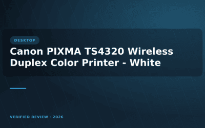 Canon PIXMA TS4320 Wireless Duplex Color Printer – White