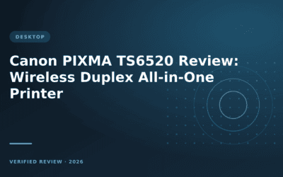 Canon PIXMA TS6520 Review: Wireless Duplex All-in-One Printer