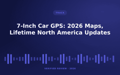 7-Inch Car GPS: 2026 Maps, Lifetime North America Updates