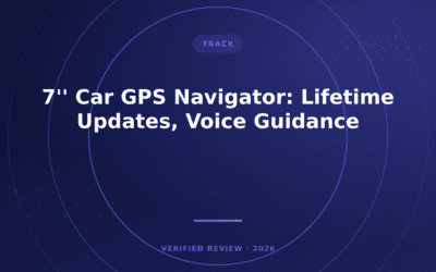 7” Car GPS Navigator: Lifetime Updates, Voice Guidance