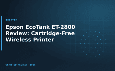 Epson EcoTank ET-2800 Review: Cartridge-Free Wireless Printer