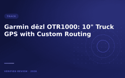 Garmin dēzl OTR1000: 10″ Truck GPS with Custom Routing