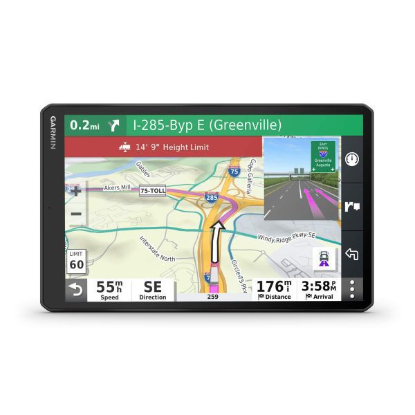 Garmin dēzl OTR1000, 10-inch GPS Truck Navigator, Easy-to-Read Touchscreen Display, Custom Truck Routing and Load-to-Dock Guidance