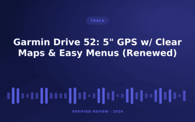 Garmin Drive 52: 5″ GPS w/ Clear Maps & Easy Menus (Renewed)