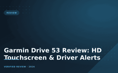 Garmin Drive 53 Review: HD Touchscreen & Driver Alerts