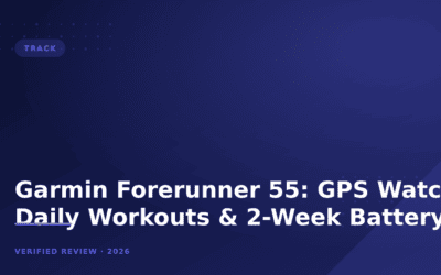 Garmin Forerunner 55: GPS Watch w/ Daily Workouts & 2-Week Battery
