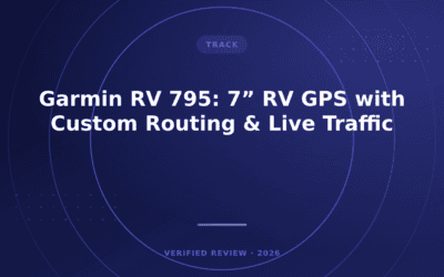 Garmin RV 795: 7” RV GPS with Custom Routing & Live Traffic