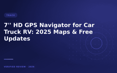 7” HD GPS Navigator for Car Truck RV: 2025 Maps & Free Updates