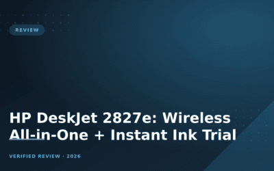 HP DeskJet 2827e: Wireless All-in-One + Instant Ink Trial