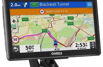 OHREX N800 7" Truck GPS: Lifetime Maps & Custom Routing