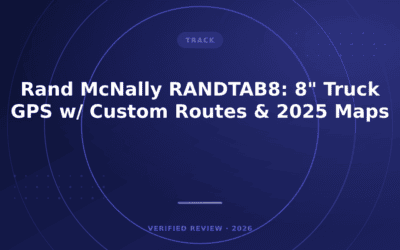 Rand McNally RANDTAB8: 8″ Truck GPS w/ Custom Routes & 2025 Maps