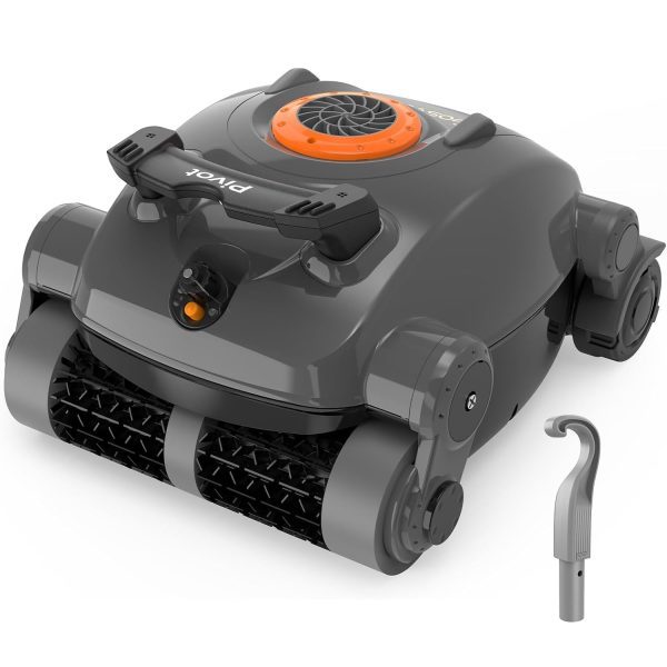 Upgrade Pivot Pool Vacuum for Inground Pools, Wall & Floor Cleaning, Lightweight & Portable, Powerful 4260 GPH Suction, Large Filter, Pool Robot with Advanced Dual-Motor System