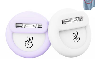 2-Pack Hidden AirTag Holder: Secure Pin-on Case for Kids