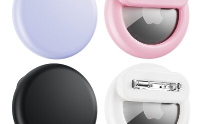 4-Pack Hidden AirTag Pin Holder: Discreet Safety for Kids