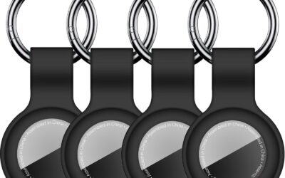 4-Pack Silicone AirTag Cases for 1st & 2nd Gen (2026)