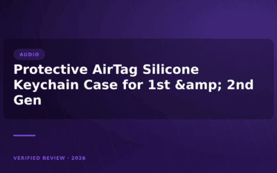 Protective AirTag Silicone Keychain Case for 1st & 2nd Gen