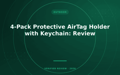 4-Pack Protective AirTag Holder with Keychain: Review