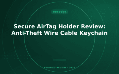 Secure AirTag Holder Review: Anti-Theft Wire Cable Keychain