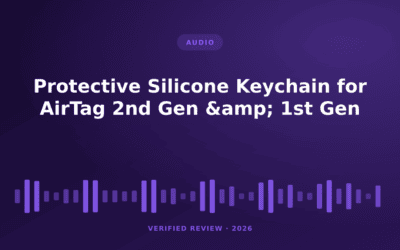 Protective Silicone Keychain for AirTag 2nd Gen & 1st Gen