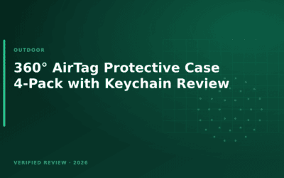 360° AirTag Protective Case 4-Pack with Keychain Review