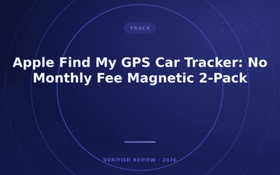 Apple Find My GPS Car Tracker: No Monthly Fee Magnetic 2-Pack
