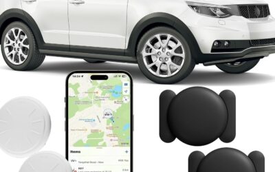 Apple Find My GPS Car Tracker: No Monthly Fee Magnetic 2-Pack