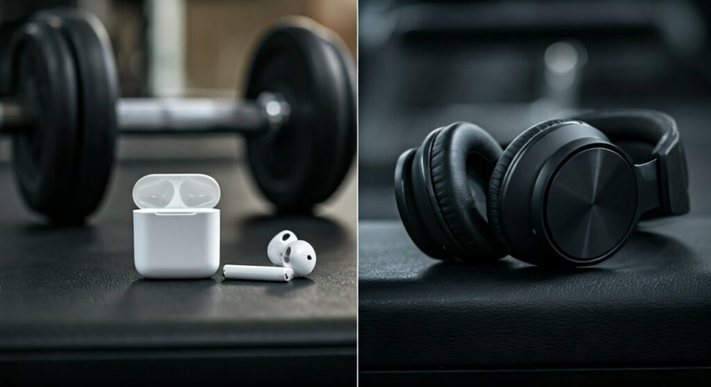 Are AirPods or Headphones Better for the Gym? (2026 Guide)