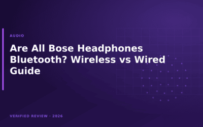 Are All Bose Headphones Bluetooth? Wireless vs Wired Guide